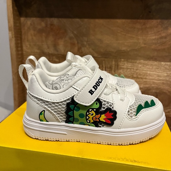 B. Duck Other - B. Duck Toddler Sneakers, Dragon/Duck, Size 10, New In Box, Adorable!